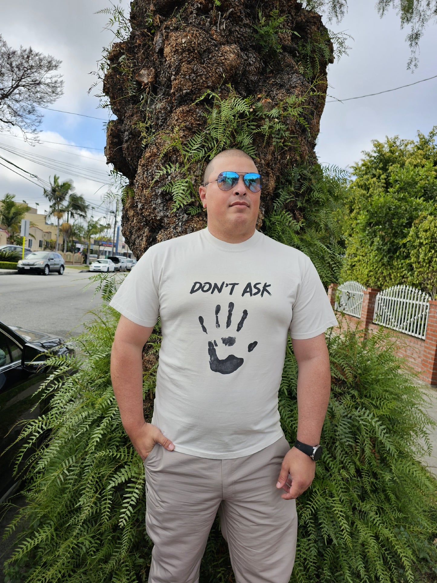 'Don't Ask' T-shirt  (Ekaterina's Print)