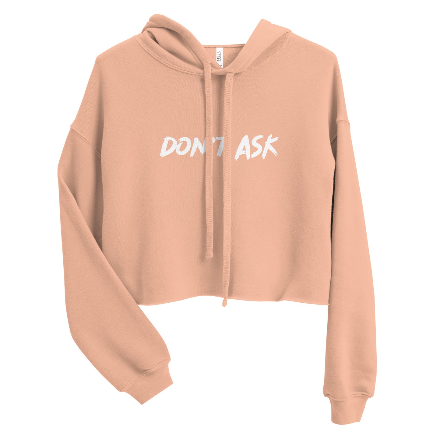 'Don't Ask' Cropped Hoodie